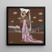 La Dame de Nuit - Wassily Kandinsky — framed artwork on a wall