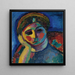 La Femme pensante - Alexej von Jawlensky — framed artwork on a wall