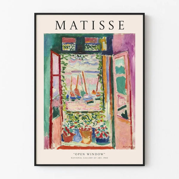 La ventana abierta por Henri Matisse | Póster decorativo