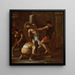 La Flagelación - Luca Giordano — cuadro enmarcado en la pared