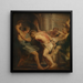 La Flagelación del Cristo - Peter Paul Rubens — cuadro enmarcado en la pared
