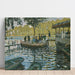 Reproduction of the painting La Grenouillère - Claude Monet