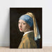 Reproducción del cuadro La joven con la perla de Johannes Vermeer