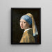 Reproducción del cuadro La joven con la perla de Johannes Vermeer