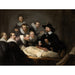 Reproducción del cuadro La Lección de anatomía del doctor Tulp - Rembrandt van Rijn