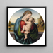 La Madonna y el Niño - Fra Bartolomeo — cuadro enmarcado en la pared