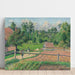 Reproducción del cuadro La Casa Delafolie en Éragny - Camille Pissarro