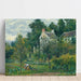 Reproducción del cuadro La Maison Rondest y su jardín en l'Hermitage, Pontoise - Camille Pissarro