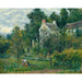 Reproducción del cuadro La Maison Rondest y su jardín en l'Hermitage, Pontoise - Camille Pissarro