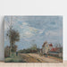 Reproducción del cuadro La Casa del Señor Musy, Ruta de Marly, Louveciennes - Camille Pissarro