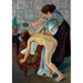 Reproducción del cuadro La Pequeña Niña con Espejo - Suzanne Valadon