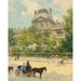 Reproducción del cuadro La Place du Louvre - Louis Béroud