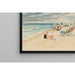 Reproduction of the painting of La Plage de Deauville - Henri Lebasque