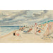 Reproduction of the painting of La Plage de Deauville - Henri Lebasque
