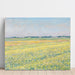 Reproduction of the painting La Plaine de Gennevilliers, Champs Jaunes - Gustave Caillebotte