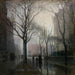 La Plaza después de la lluvia - Paul Cornoyer — vista de la obra
