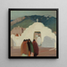 La Porte Blanche - Victor Higgins — framed artwork on a wall