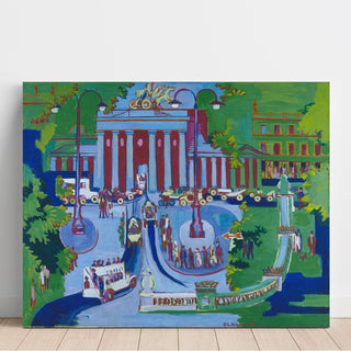 La Porte de Brandenburg - Ernst Ludwig Kirchner