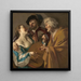 La Procuress - Dirck Van Baburen — cuadro enmarcado en la pared