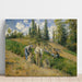 Reproduction of the painting The Harvest, Pontoise - Camille Pissarro