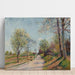 Reproducción del cuadro La Ruta de Veneux - Alfred Sisley