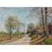 Reproducción del cuadro La Ruta de Veneux - Alfred Sisley
