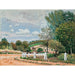 Reproduction of the painting La Route de Verrières - Alfred Sisley