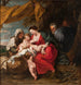 La Santa Familia - Jan Van Den Hoecke — vista de la obra
