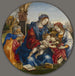 The Holy Family with Saint John the Baptist and Saint Margaret - Filippino Lippi — displayed in an interior
