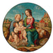 Reproducción del cuadro La Sagrada Familia con el Santo Niño Juan Bautista - Escuela toscana