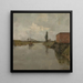 La Schelde en Dendermonde - Albert Baertsoen — cuadro enmarcado en la pared