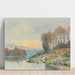 Impresión artística La Seine à Bougival (1874) - Alfred Sisley | Impresión artística