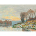 Impresión artística La Seine à Bougival (1874) - Alfred Sisley | Impresión artística