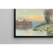 Impresión artística La Seine à Bougival (1874) - Alfred Sisley | Impresión artística