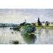 Reproduction of the painting La Seine à Lavacourt - Claude Monet