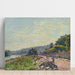 Reproduction of the painting La Seine au Bas-Meudon - Alfred Sisley