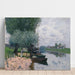 Reproducción del cuadro La Seine cerca de Bougival - Alfred Sisley