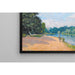 Reproduction of the painting The Thames with Hampton Church - Alfred Sisley