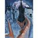 Reproduction of the painting La Tour Rouge à Halle - Ernst Ludwig Kirchner