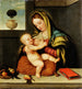 La Virgen amamantando al Niño - Giovanni Battista Moroni — vista de la obra