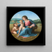 La Vierge d'Alba - Raphael — framed artwork on a wall