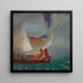 La Voile grise - Odilon Redon — framed artwork on a wall