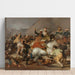Reproduction of the painting The Charge of the Mameluks - Francisco de Goya