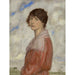 Reproducción del cuadro La dama en rojo - Franz von Stuck