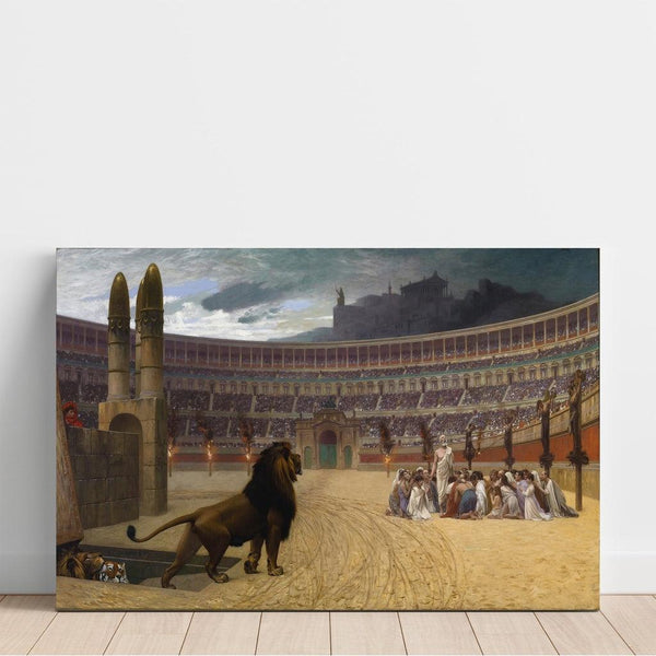 Reproduction of the painting The Last Prayer of the Christian Martyrs - Jean-Léon Gérôme