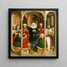 La descente du Saint-Esprit, Pentecôte, le panneau gauche de l'autel de Wurzach - Hans Multscher — framed artwork on a wall