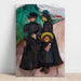 Reproducción del cuadro La familia (La familia del libro) - Edvard Munch