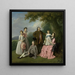 La familia Pybus - Nathaniel Dance Holland — cuadro enmarcado en la pared