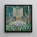 La ventana de la cocina con vista al jardín Marquayrol - Henri Martin — cuadro enmarcado en la pared