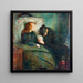 La niña enferma - Edvard Munch — cuadro enmarcado en la pared